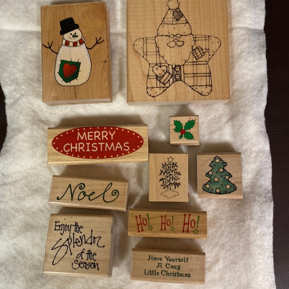 Rubber Stamps Christmas